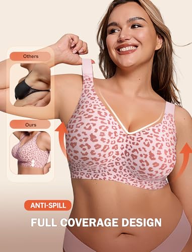 image for LetsJoli Jelly Bras for Women Push Up Bra Wireless No Underwire Suppor