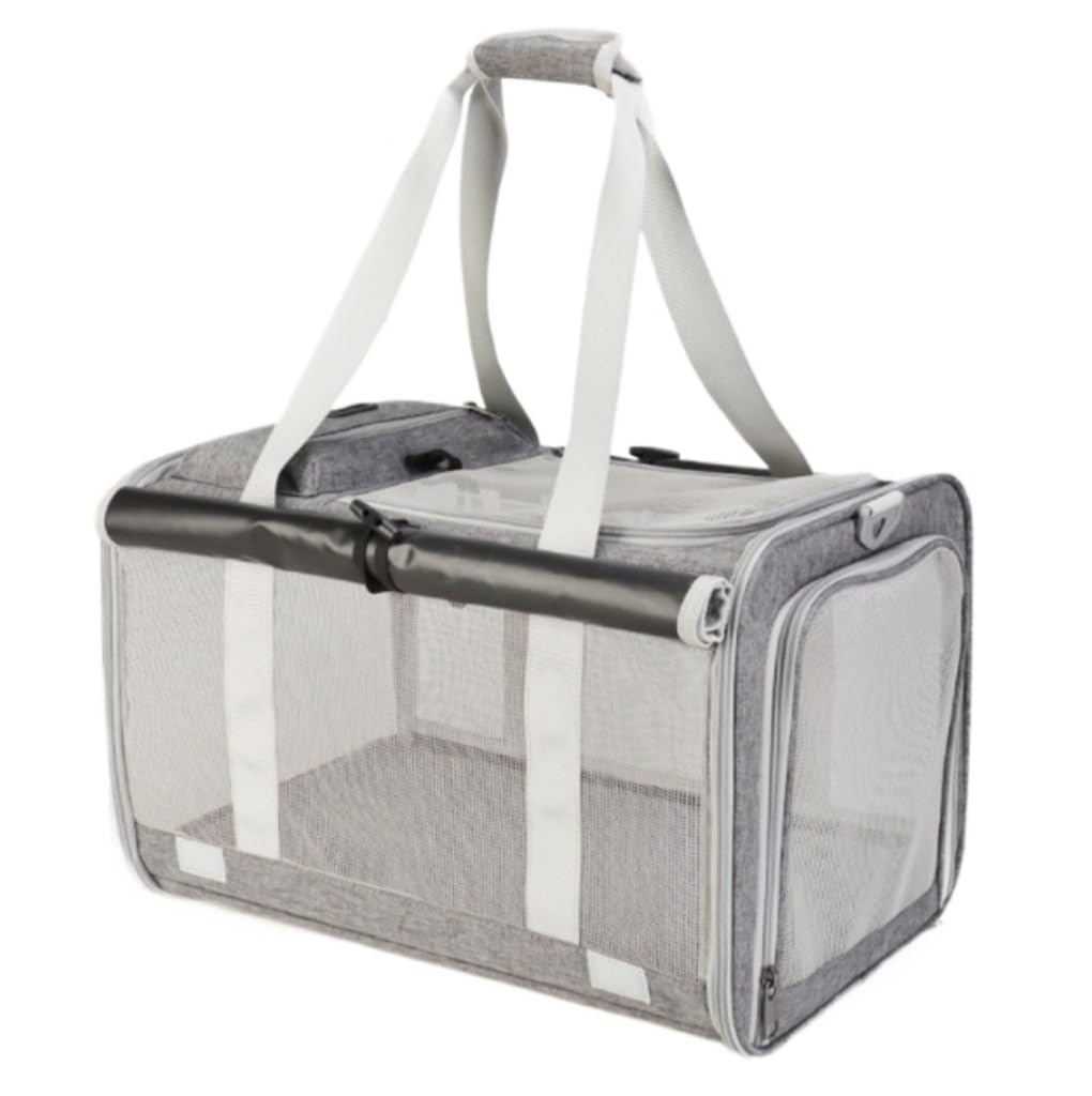 Transportin Gato Perro Mochila para Gatos, Bolsa De Transporte De Burbujas para Mascotas, para Cachorros Pequeños Y Medianos, Espacio Transparente para Gatos Transportin Gato para Coche(C)