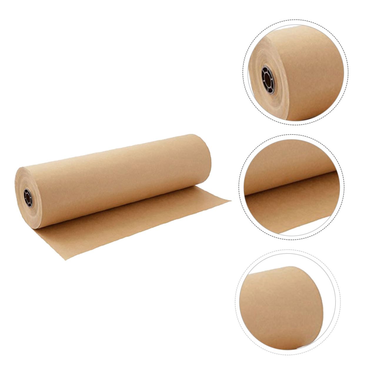 SAFIGLE 2rouleaux Papier Cadeau Kraft pour Emballage Cadeau Anniversaire Loisirs Créatifs et Décoration Intérieure