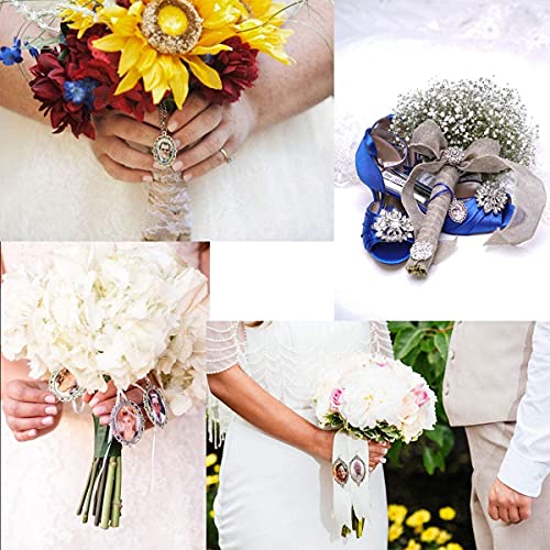 Ph Pandahall 24Pcs 30X40Mm Pendant Trays For Jewelry Making Black Oval Blank Bezel Pendant Trays Settings And Glass Cabochon Memorial Photo Charms For Wedding Bouquet Graduation Jewelry Making #TOP2