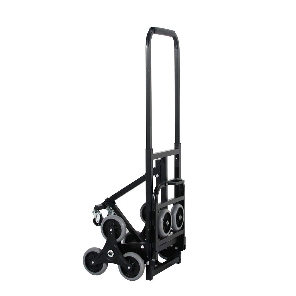 sogesfurniture Carrello Portapacchi,Acciaio Carrello Pieghevole,Carrello Trasporto Universale,Maniglia telescopica,Design Unico a 3 Ruote，Portata Massima: 150 kg BHEU-KT-2025B