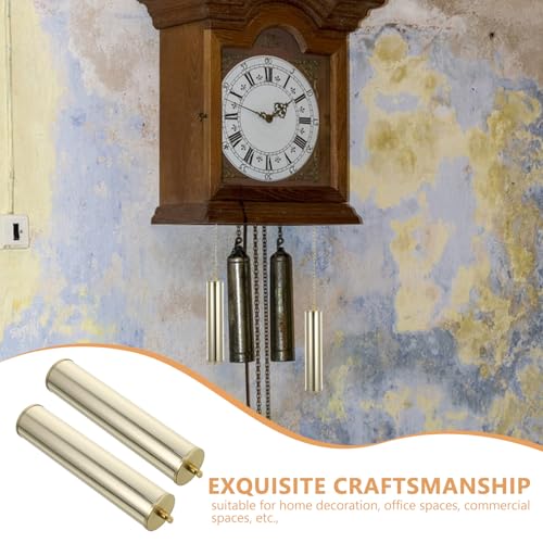 Martillo decorativo de reloj de pie OSALADI en metal dorado 8