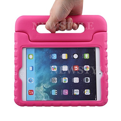 Newstyle Shockproof Case With Built-In Handle For Ipad Mini, Ipad Mini 3Rd Generation, Ipad Mini 2 With Retina Display - Rose #TOP1