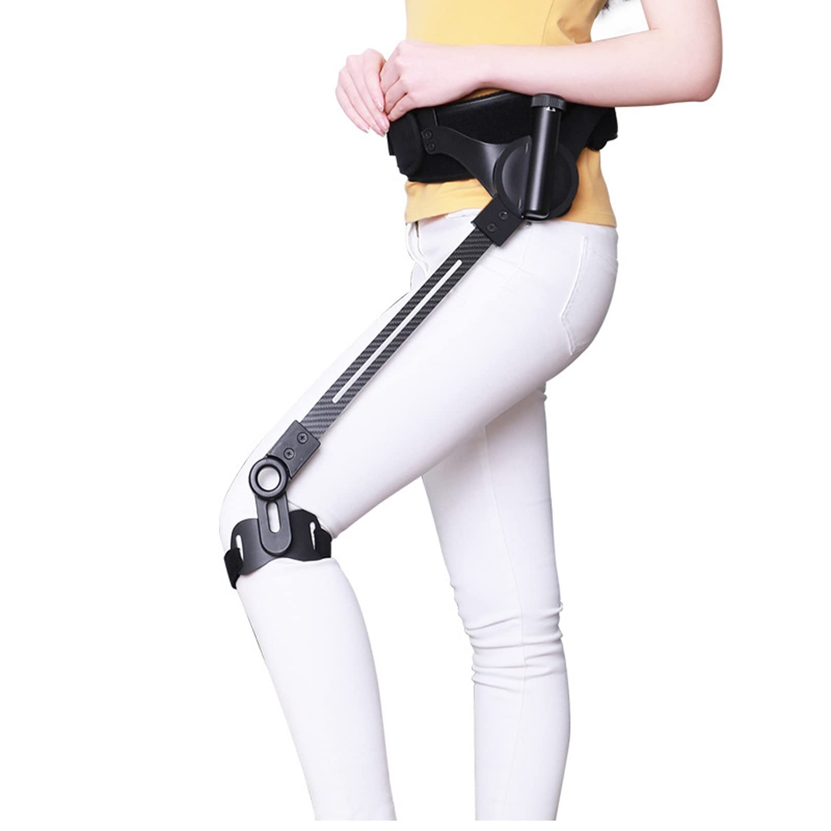 Chodzik dla dorosłych, Lekki chodzik pionowy, przenośne pomoce do chodzenia dla niepełnosprawnych osób starszych, Bionic Body Power(Left Leg,L)