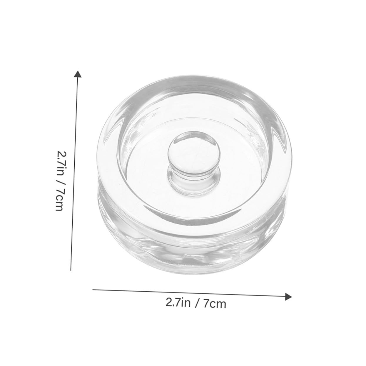 2 Stück Fermentationsgewichte aus Glas mit Praktischem Griff für Gläser Luftdichtes Beschwerungsset zur Kimchi gärung Langlebig und Kompakt für Sauerkraut und Einmachgläser