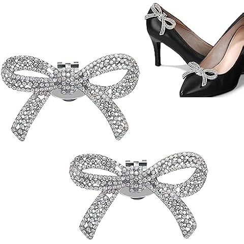 NCOALE Elegant Rhinestone Shoe Clips Cover