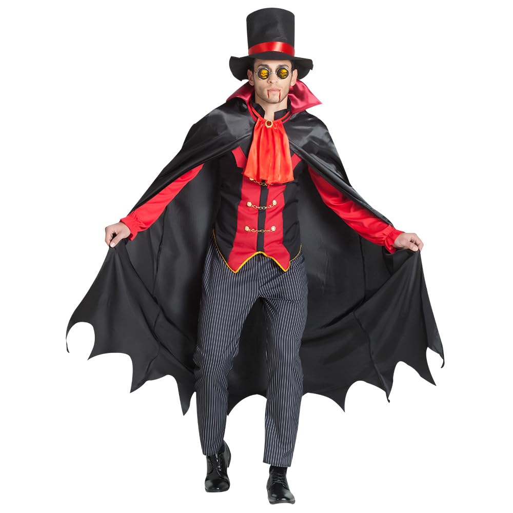 Boland 79245 Adult Vampire Master Costume, Multi-Coloured, S