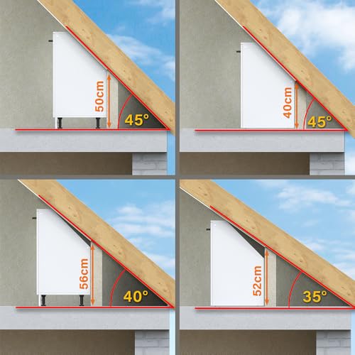 Vicco Set Di Mobili Sottotetto Nero Lucido/Antracite Set Di 2 - 4