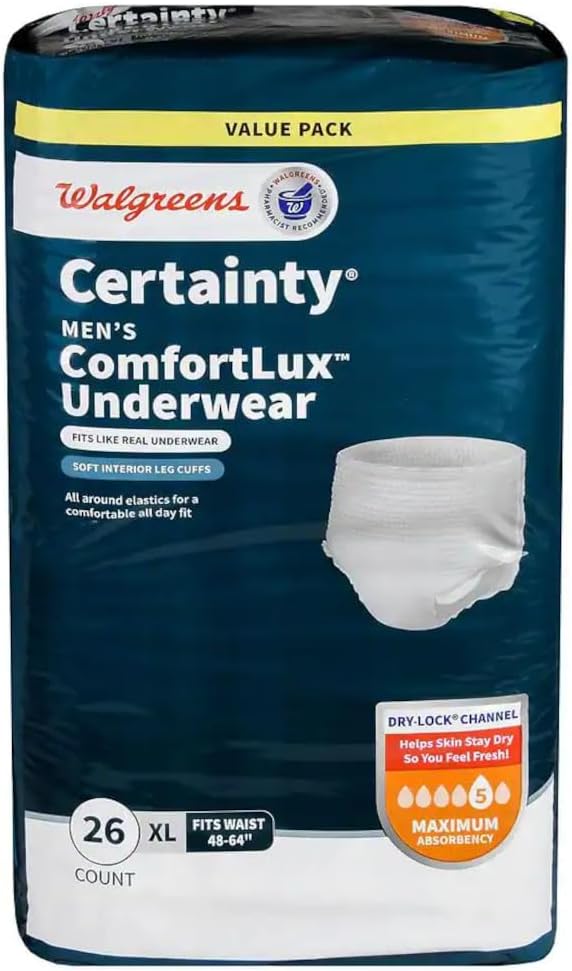Walgreens Unisex Underwear, Maximum Absorbency X-Large 26 ea (1)
