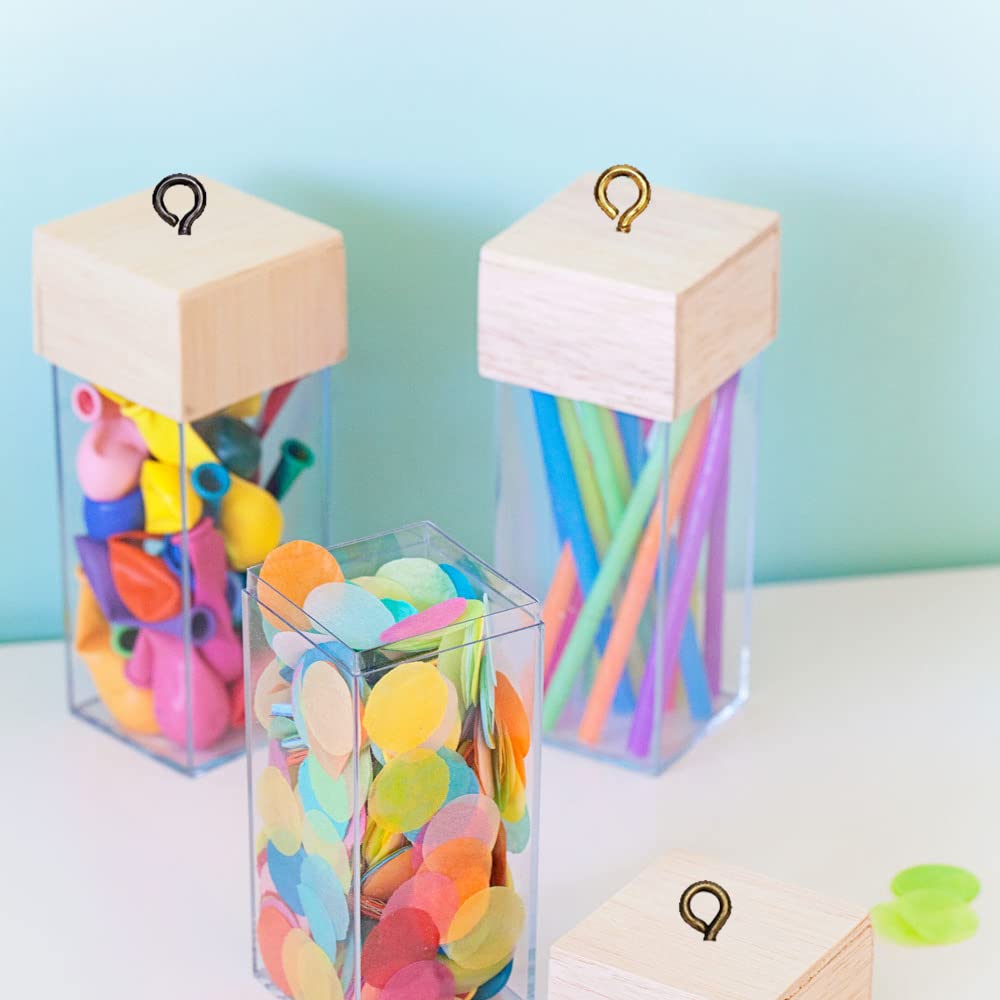 HQdeal Mini Crochets à Oeil 600 Pcs Vis A Oeil Bails, Oeillets