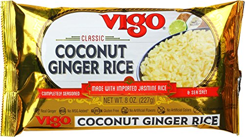 Vigo Rice Coconut Ginger, 8 Oz (Pack of 12)