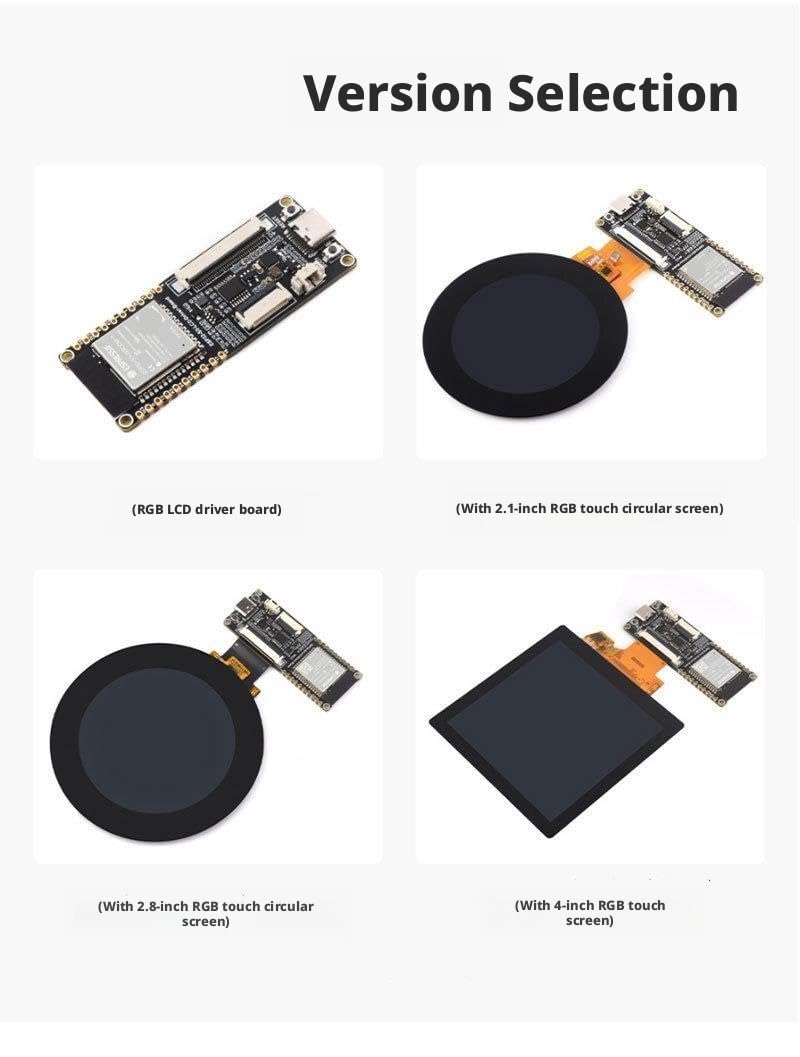 Scheda di sviluppo touchscreen LCD, scheda driver di interfaccia Lvgl da 2,1 pollici | Driver board+2.1-inch screen