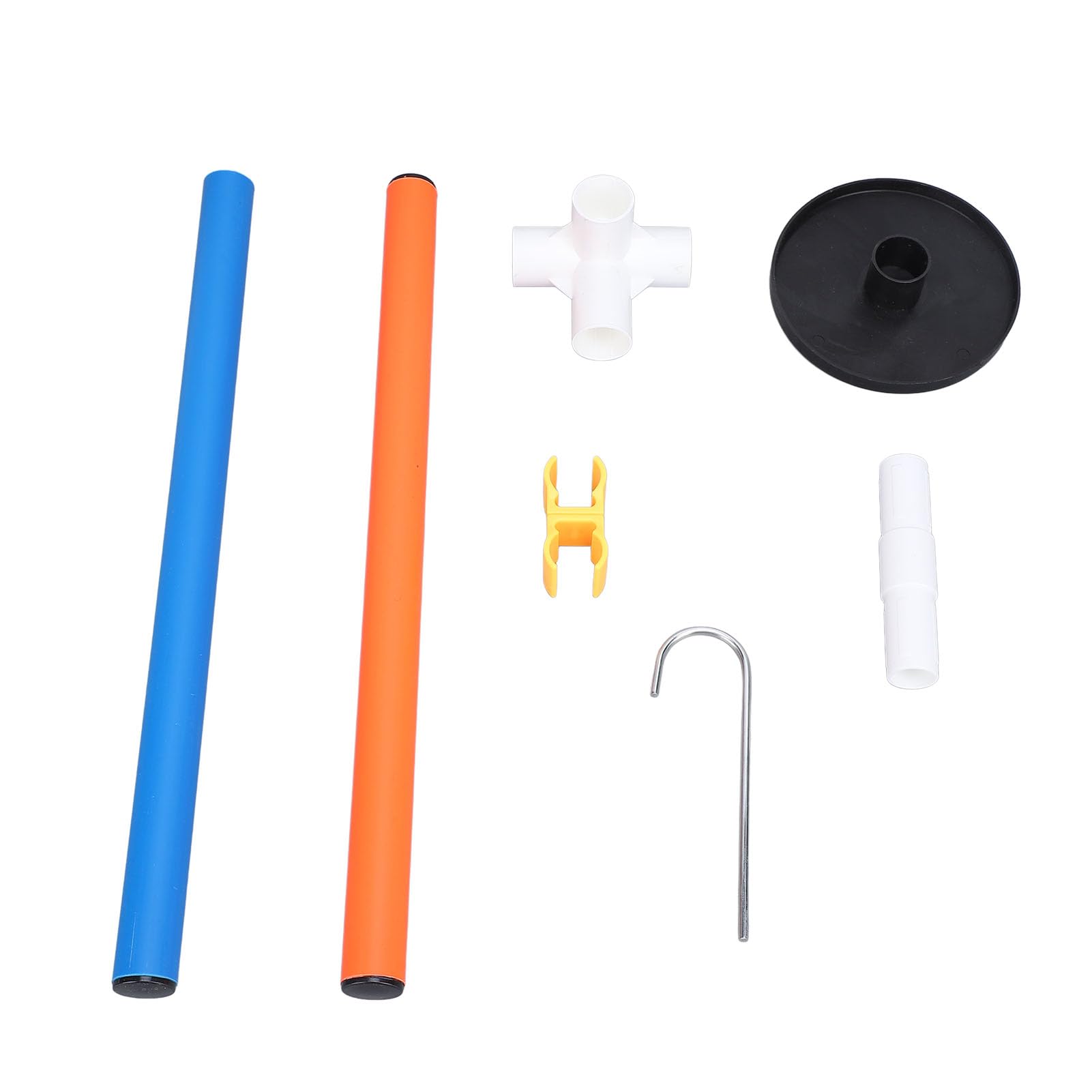 Set da Gioco all’Aperto con Frisbee, Gioco di Lancio del Frisbee a Bottiglia con Asta in Acciaio Inox, Frisbee Portatili in PVC per Cortili, Prati, spiagge, Feste e riunioni di