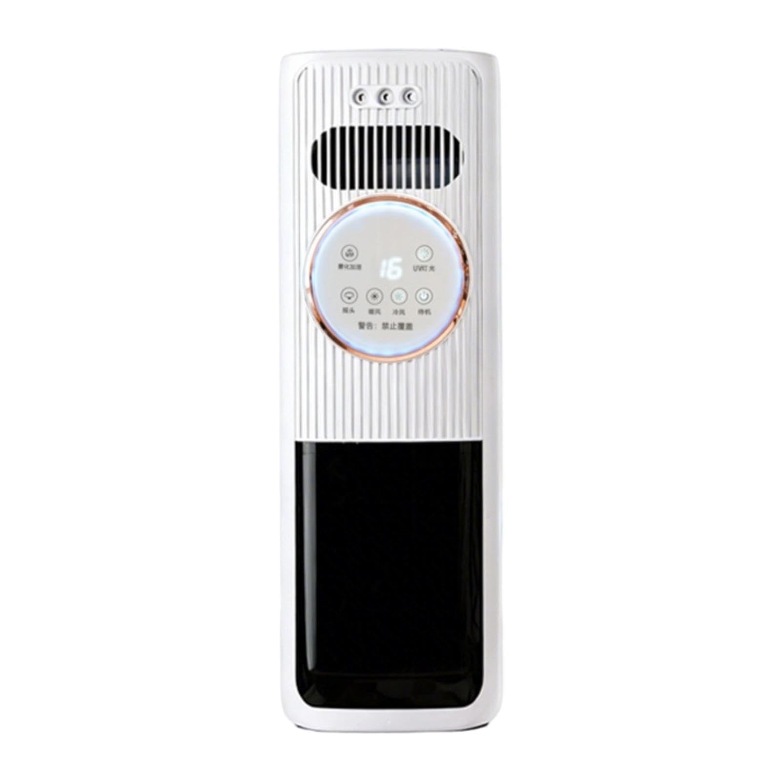 Ventilatore a Piantana Silenzioso con Velocità Regolabile E Funzione di Raffreddamento per Soggiorno, Bianco
