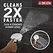 Delta Faucet ProClean Chrome Shower Head with Handheld, Showerhead with High Pressure Spray, Handheld Shower Head, 6 Spray Settings, Chrome 75740