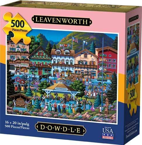 D·O·W·D·L·EDowdle Jigsaw Puzzle - Leavenworth - 500 Piece