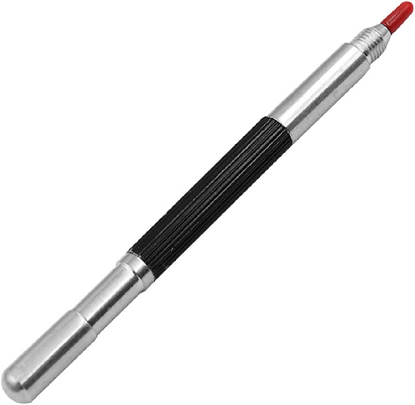 Seadiquiet Black Alloy Scribe Pen Carbide Pen Metal Glass Tile Cutting Marker Pencil Metalworking Woodworking Hand Tools professional engraving pen