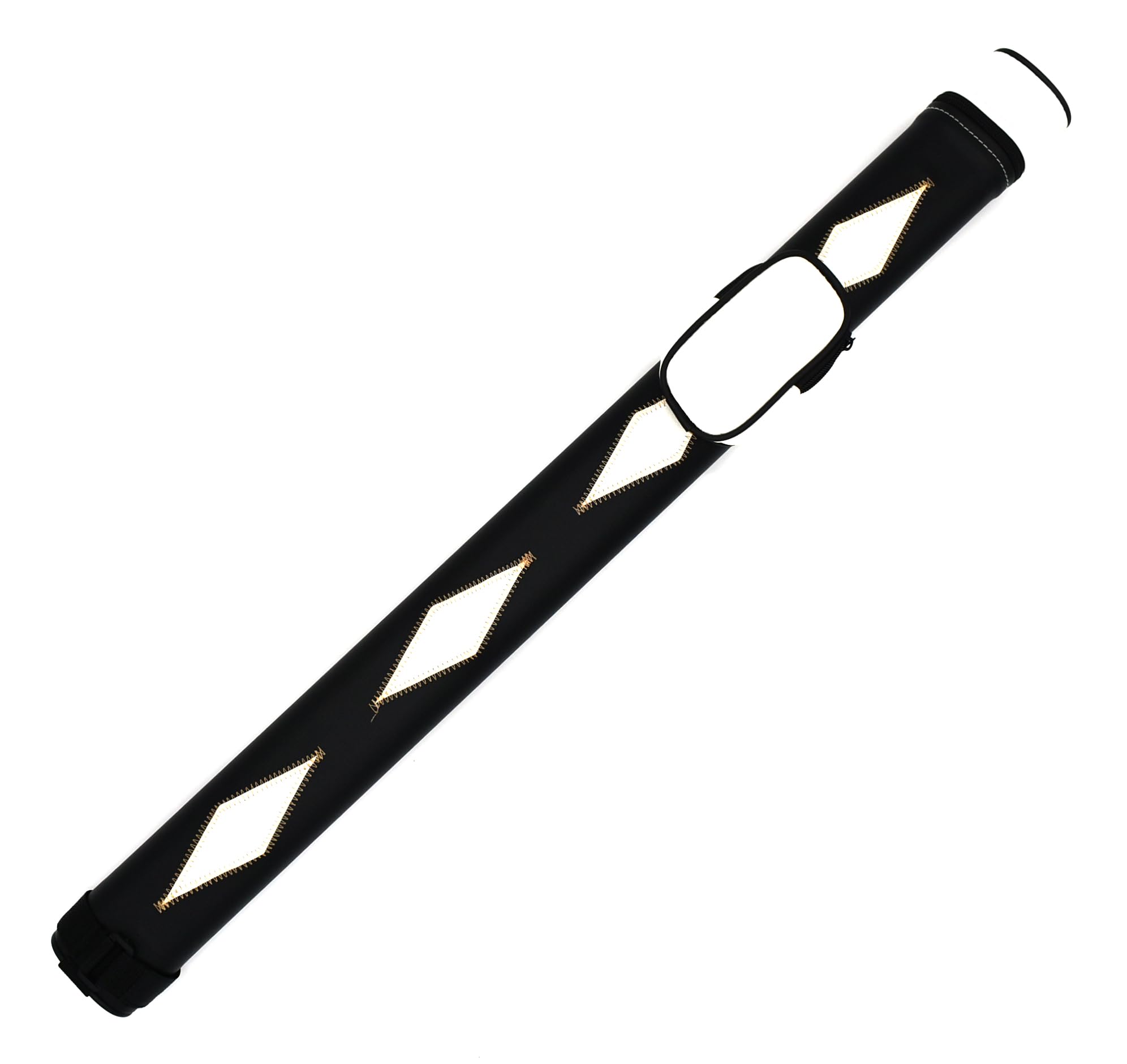 Billard Pool Queue Köcher Tasche Queueköcher, Cue Player II Schwarz - Weiß, 1/1, 82 cm