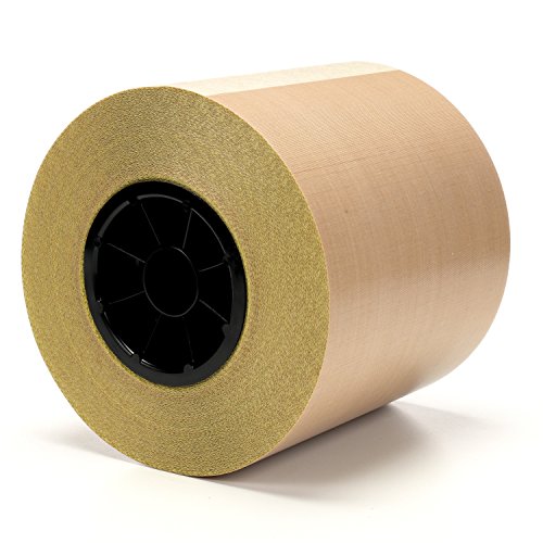 Image of 3M General Purpose PTFE Glass Cloth Tape 5153L, 6 inch x 36 yd. 6.8 mil, Light Brown