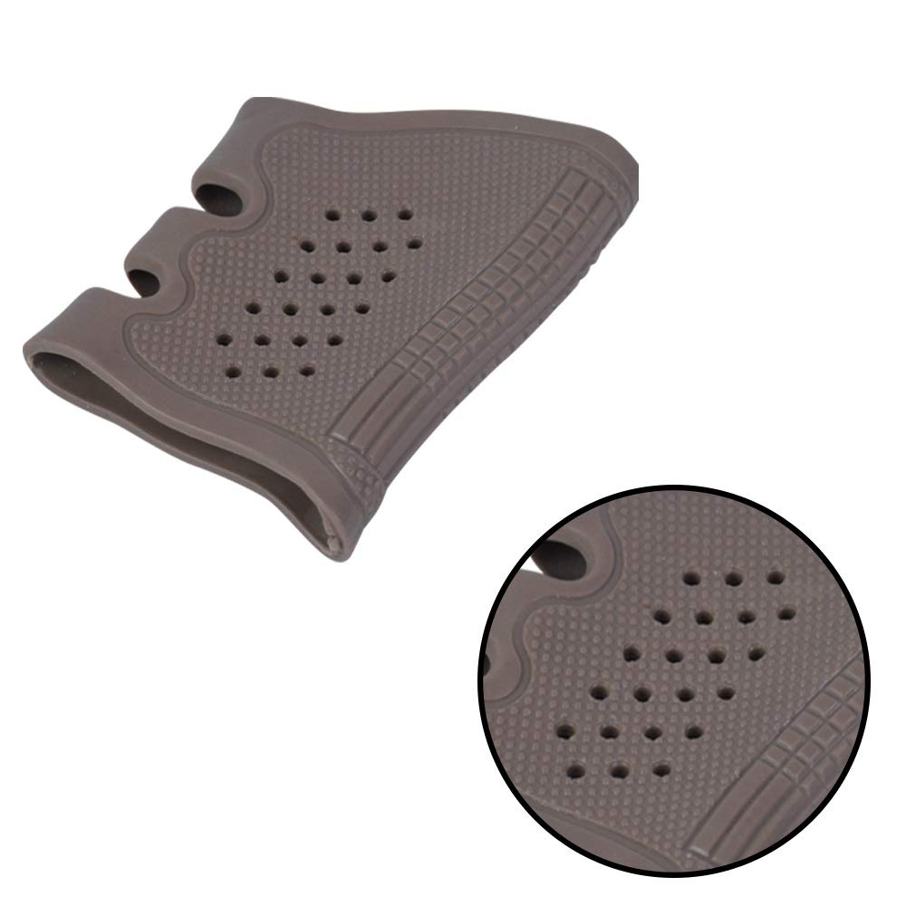 Guanto per impugnatura in gomma anti-scivolo tattico per G17 G19 G20 G21 AK / M4 Holster Copertura pistola Airsoft Gun Sleeve
