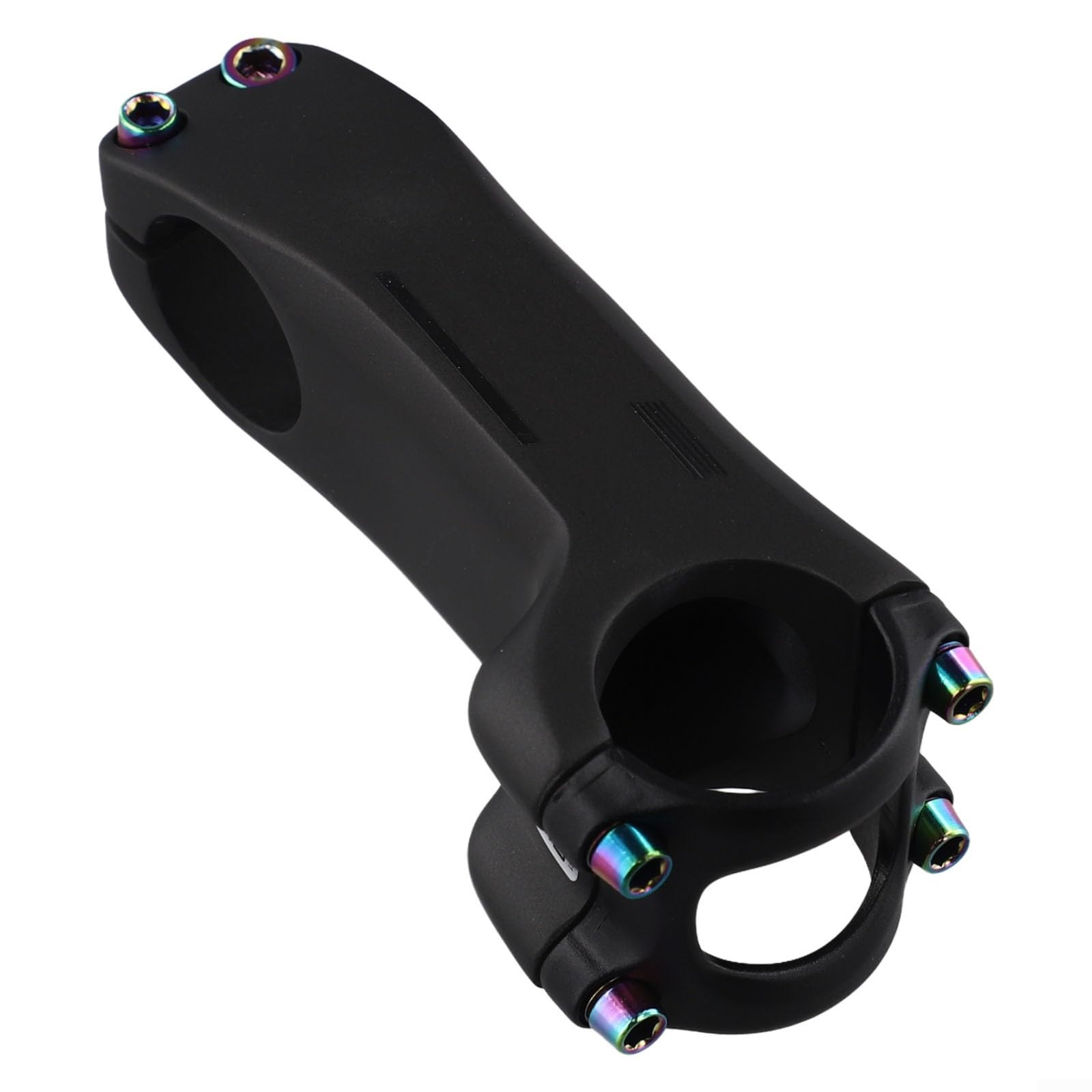 Attacco manubrio per bici da strada, per manubrio da 31,8 mm con aumento di -6/17 gradi, design ultraleggero migliora la stabilità di controllo, si adatta alla maggior parte delle mountain