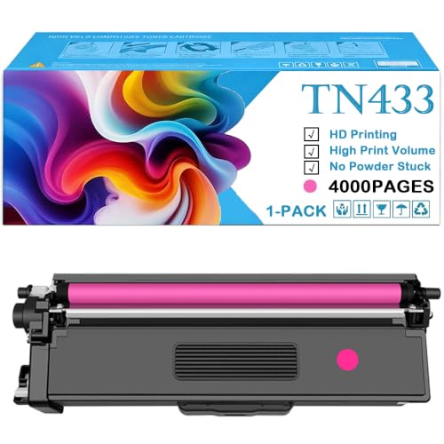 Toner rouge TN433 haute précision pour des documents nets
