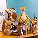 Wjfijz Film L'Era Glaciale Scoiattolo Peluche Ripiene Giocattoli Bambola Anime Animali Giocattoli Bambino Bambini Regalo di Compleanno di Natale 27 cm 5 Pz