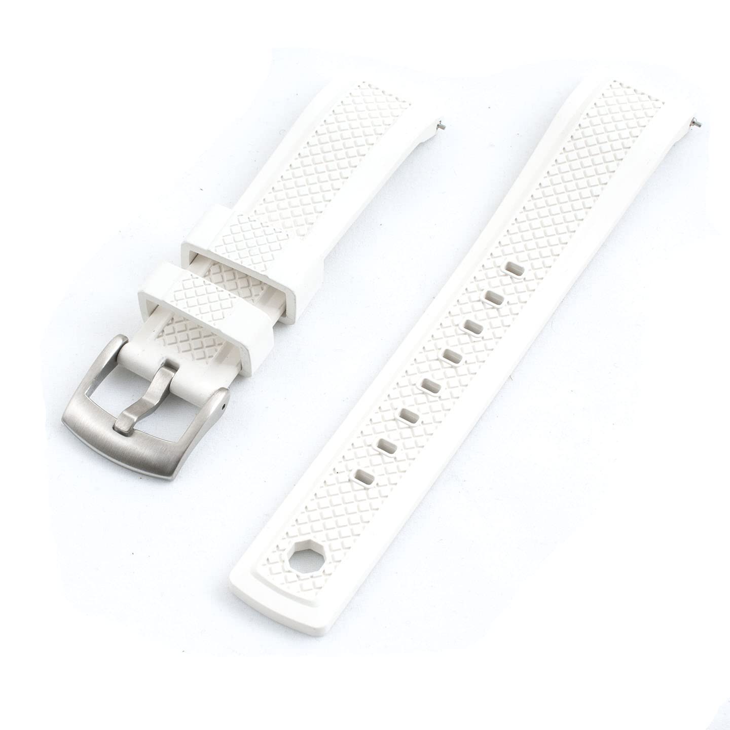 Buy StrapHabit Quick Release Rubber Watch Strap with Locking Keeper