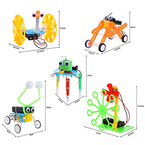 Sntieecr 5 Set Robotic Science Kits, DIY STEM Science Assembly Kit, Educational Robot Learning Kits Set for Kids Science Projects - Thumbnail 6