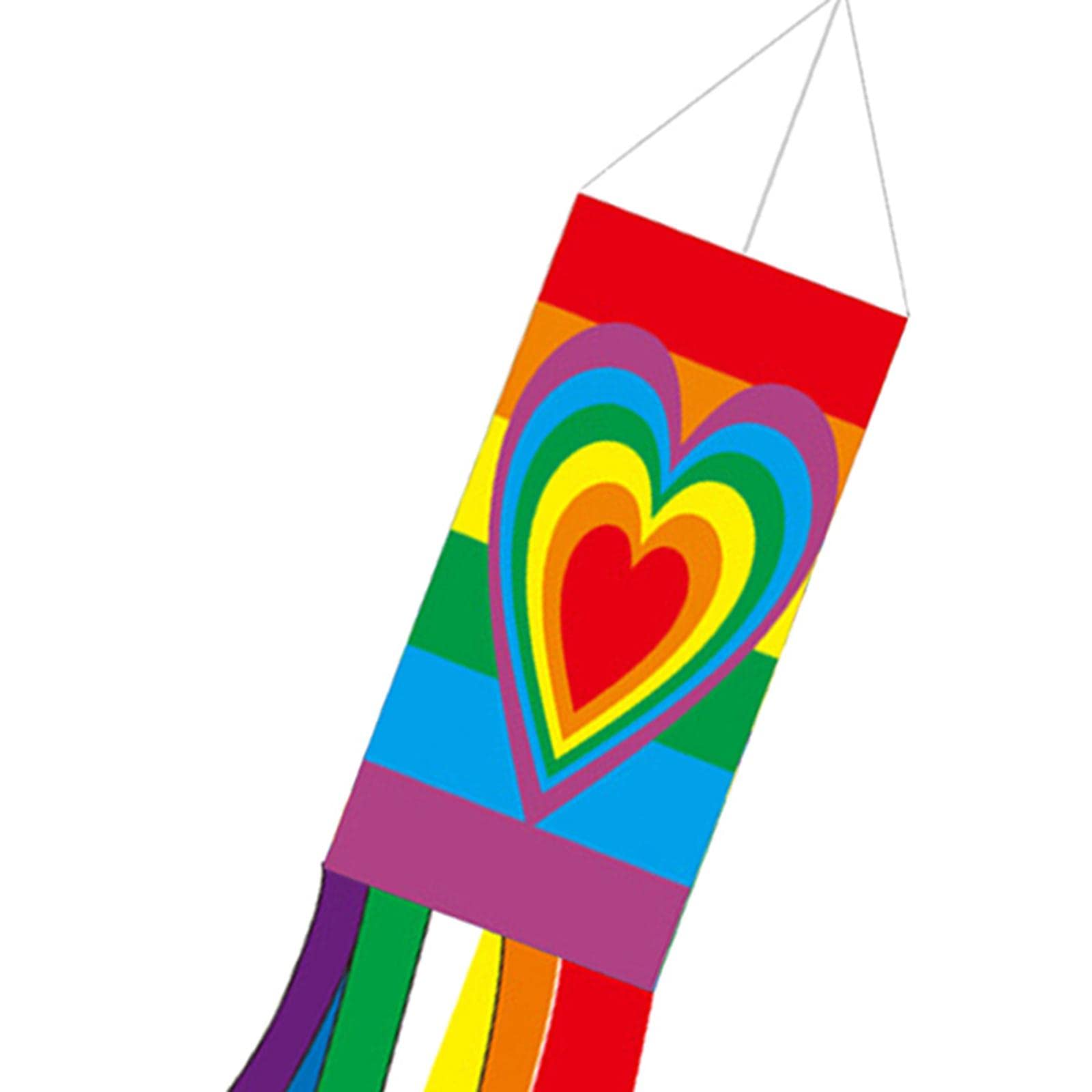 Hanging Windsock Reliable Tassel Multicolor Durable for Home Decor Style D | Home & Garden | Yard, Garden & Outdoor Living | Garden D?©Cor | Windmills & Wind Spinners-picture-22