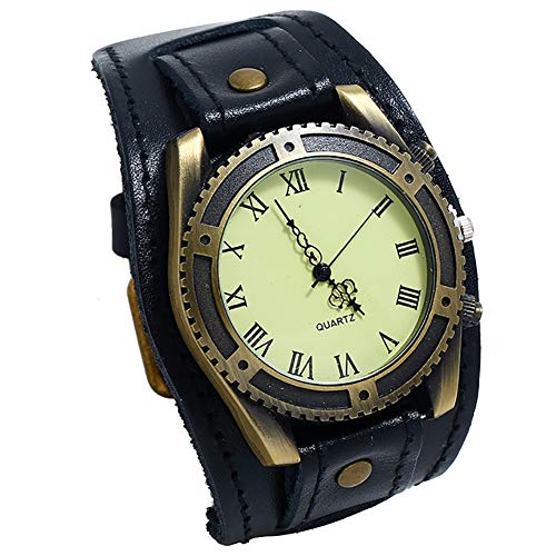 Rio Grande ���� ���U�[ ���[�} ���� �S�V�b�N ������ �f�U�C�� ���U�[ �o���h �J�W���A�� �E�H�b�` �r ���v �����Y (�u���b�N) ZM-WATCH5695-BK