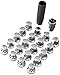 RAYS W1712125C Chrome (M12 x 1.25 Thread Size) Hex Lock and Nut Set