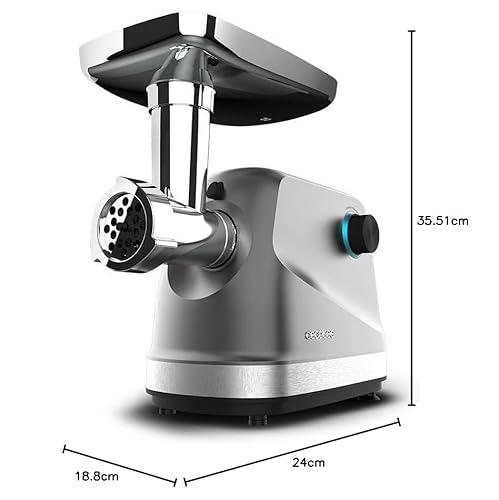 Hachoir À Viande Électrique Cecotec Crusher 1400 Steel – 1360W, 1,5 kg/min - vue 10