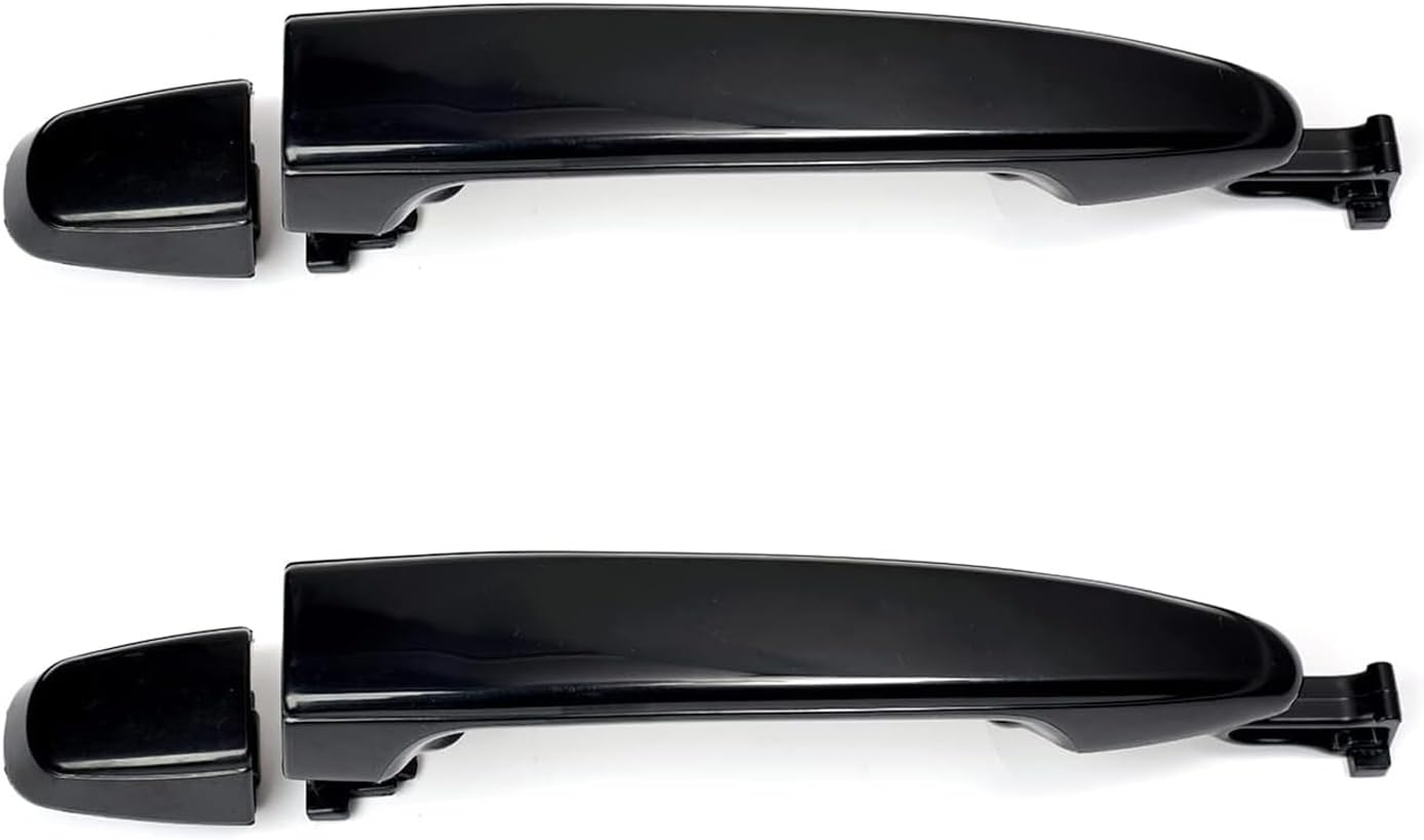 2Pcs Sliding Door Handle Compatible with Toyota Sienna 2004-2010, Rear Left & Right Side 69213-08020 69227-08040,Silvery