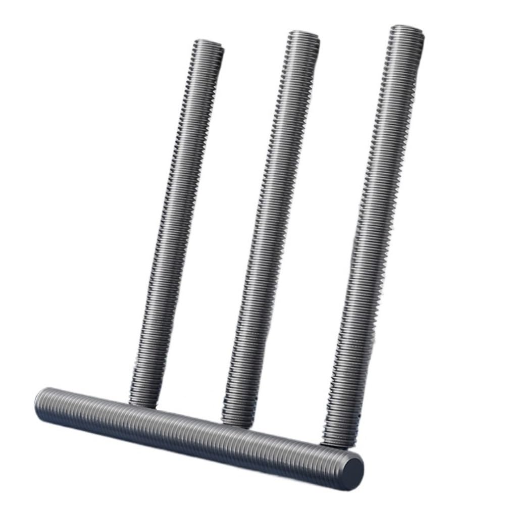 304 acero inoxidable roscado derecho, Varilla roscada de acero inoxidable con dientes invertidos, M4 M5 M6 M24, perno roscado completo con dientes izquierdos, barra roscada con dientes compl