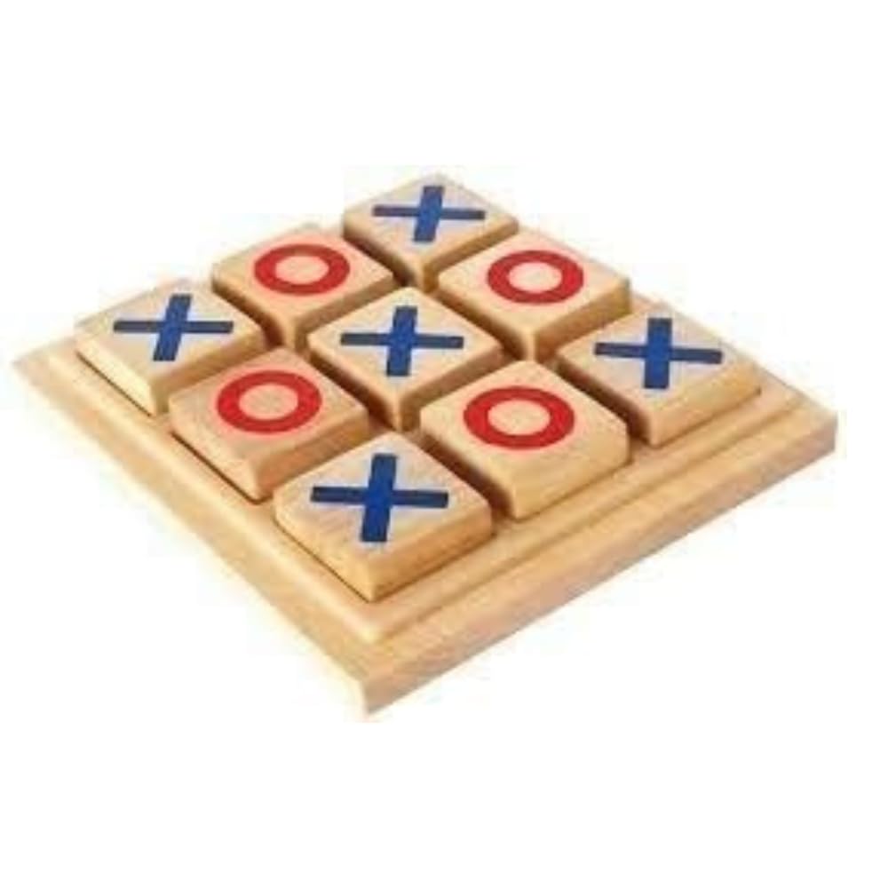 TOYGENIE Classic Tic Tac Toe Toy Game Zero and Cross Game Wooden Tic Tac Toe Game,tic tac Toy XOXO Toys | Eco Friendly BPA FREE game | Family Entertainment game (B0CWRDSGMD) Amazon Price History, Amazon Price Tracker