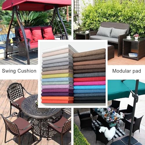 Fundas de cojines para asientos de silla jardín y bancos largos 7