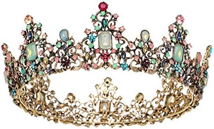 SWEETV Queen Crown for Women - Baroque Wedding Tiaras and Crowns,...