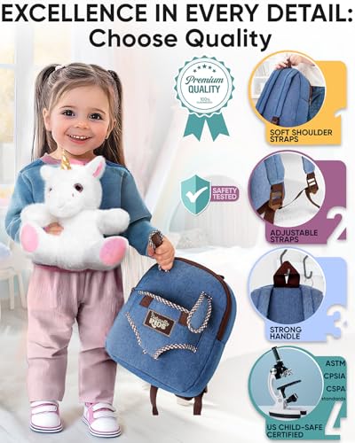 naturally kids unicorn toys for age 3 birthday gifts for 2 year old girls 3 year old girl gifts toddler unicorn backpack