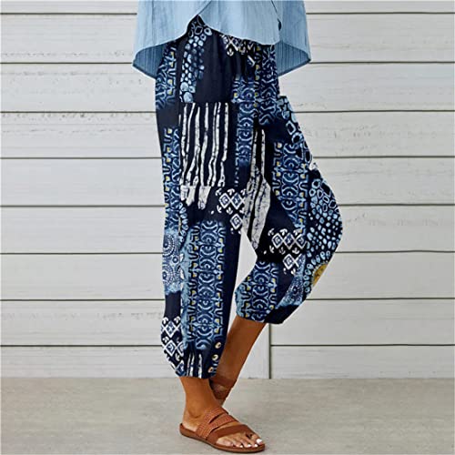 Image of Bozanly Women Casual Harem Pant Boho Loose Yoga Capris Trousers 2026