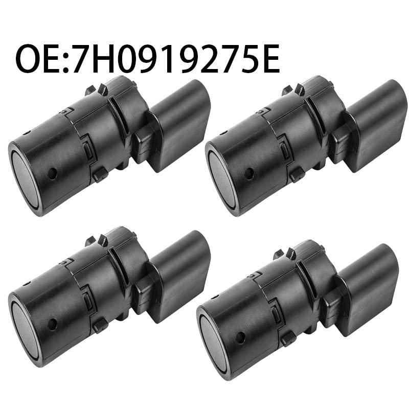 Capteur De Stationnement PDC 7H0919275E – Lot De 4, Compatible Audi A6 C6, VW T5, SEAT, Capteur Recul Parking