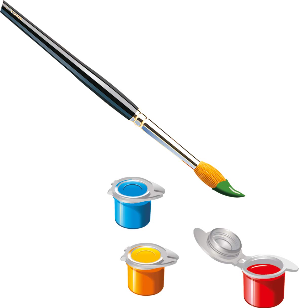 Ravensburger - CreArt Trittico, Roma, Kit per Dipingere con i Numeri, Contiene 3 Tavole Prestampate, Pennello, Colori e Accessori, Gioco Creativo e Relax per Adulti 14+ Anni