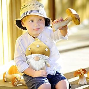 Gehydymushroomgnomepluslargespringeasterdecorationgifthandmadescandinaviantomtestuffedfarmhousedecorforhomekitchentieredtray13inchbrown Urban Country Home Decor Gehydy mushroom gnome plus large spring easter decoration gift handmade scandinavian tomte stuffed farmhouse decor for home kitchen tiered tray 13 inch brown urban country home decor