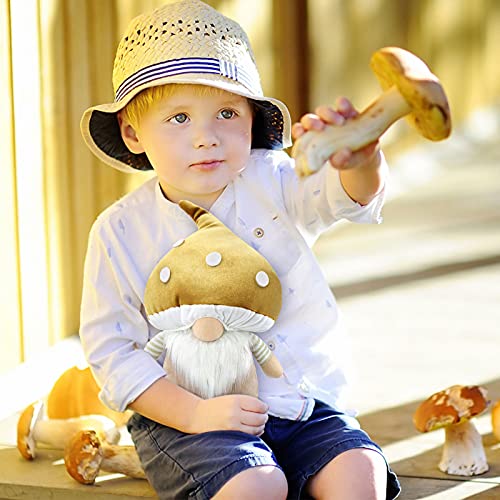 Gehydymushroomgnomepluslargespringeasterdecorationgifthandmadescandinaviantomtestuffedfarmhousedecorforhomekitchentieredtray13inchbrown Urban Country Home Decor Gehydy mushroom gnome plus large spring easter decoration gift handmade scandinavian tomte stuffed farmhouse decor for home kitchen tiered tray 13 inch brown urban country home decor