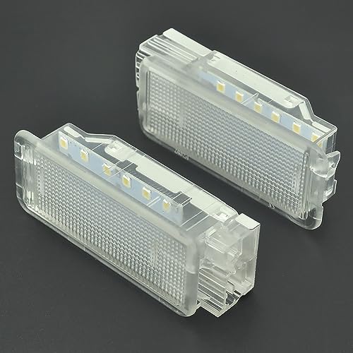 Luces led maletero guantera para Citroen C2 C3 C4 C5 C6 C8 Para Peugeot 206 207 306 307 308 (2pcs LED Lights)
