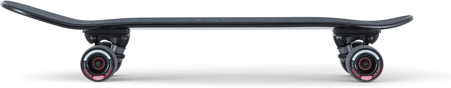 TOP оƒƒERS Landyachtz - Dinghy Skeleton Longboard Complete 2019, Black, 28.5x8