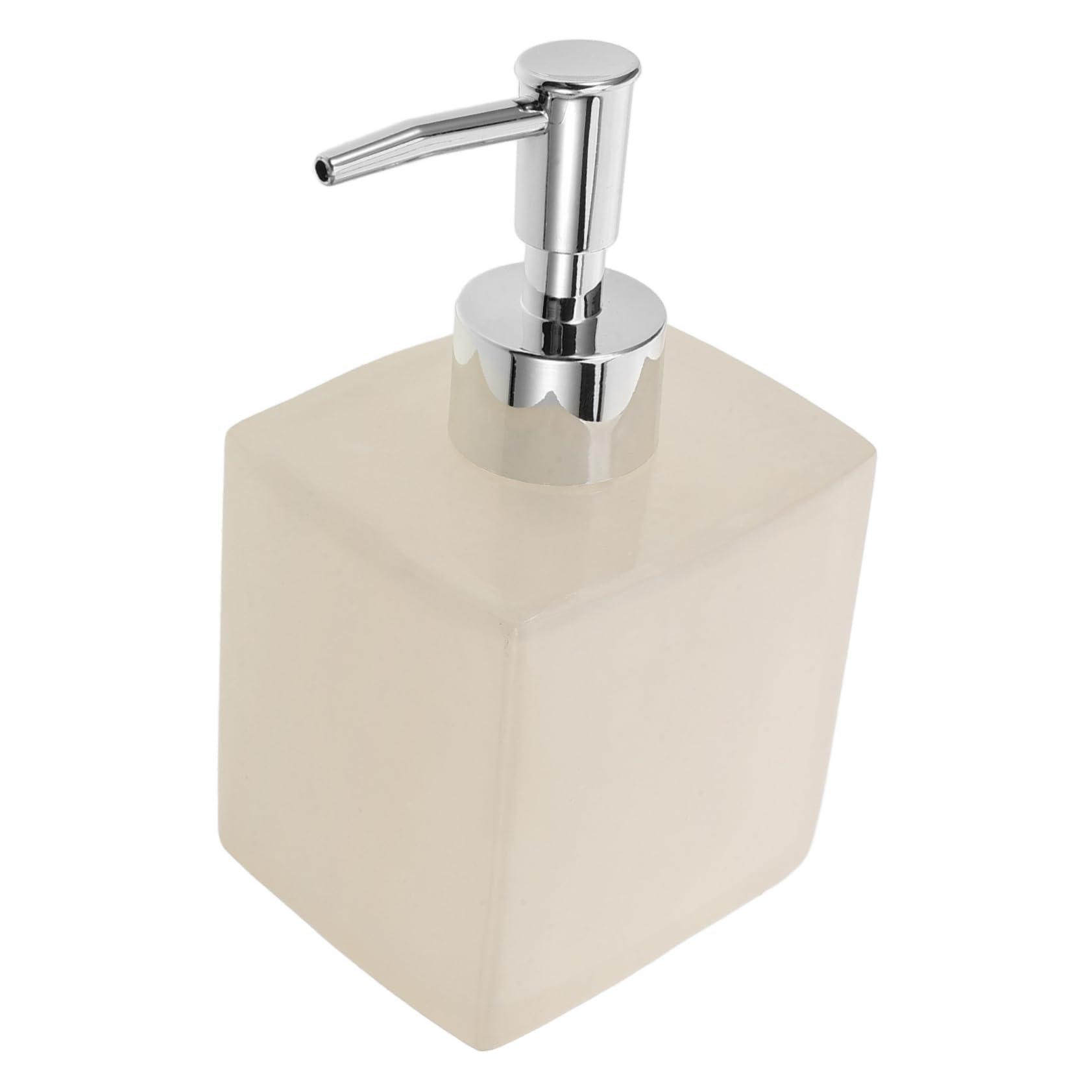 HONMEET Resin Soap Dispenser Pump Bottle Elegant Minimalist Design for Bathroom -Type Dispenser for Shower Gel and Liquid Soap
