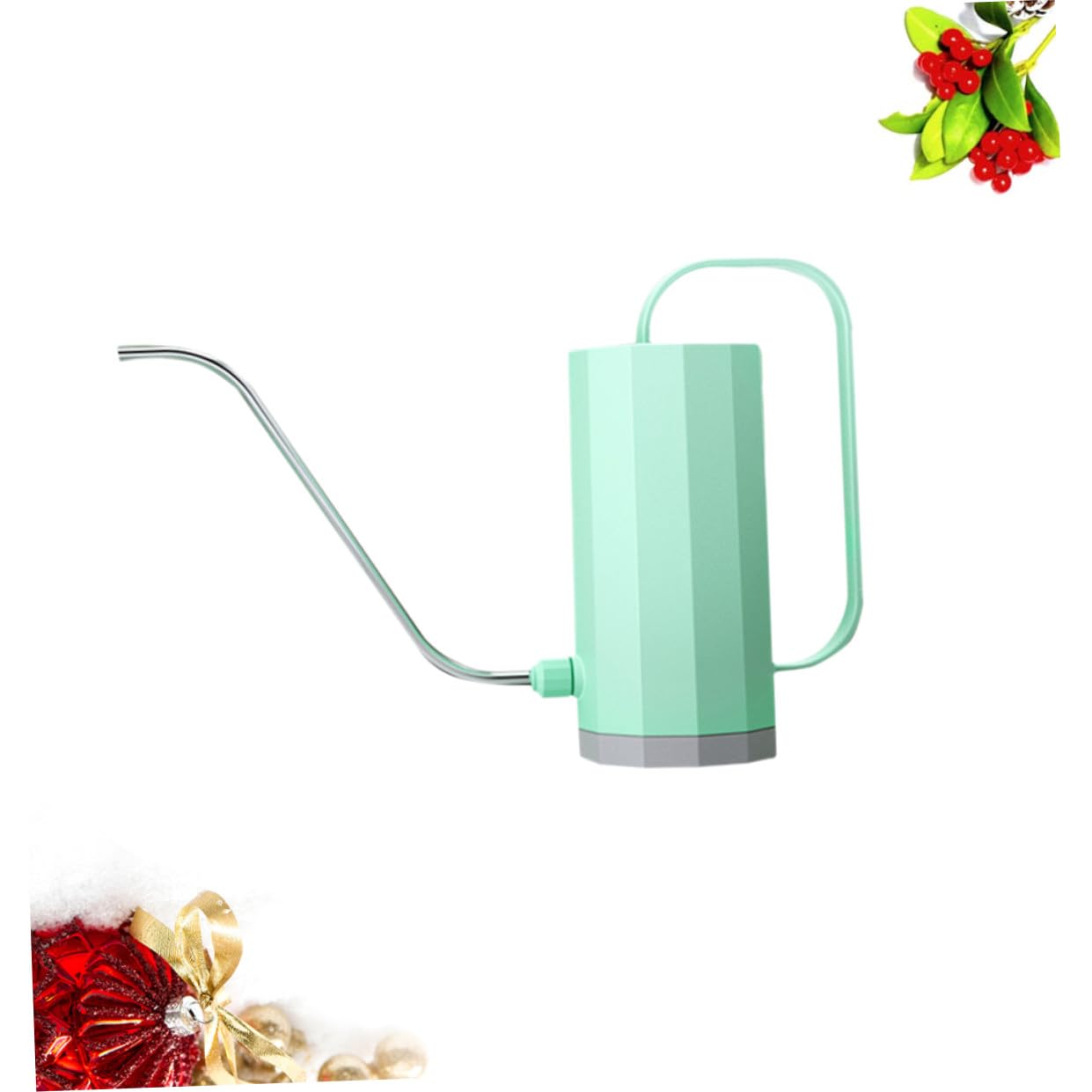BESPORTBLE 2pezzi Annaffiatoio s Shape Plastica Con Beccuccio Lungo Strumento Da Giardinaggio Portatile Per Piante Verde