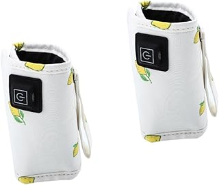 ibasenice 2 Conjuntos De Tampa De Garrafa De Retenção De Calor De Leite Materno Manga Térmica De Leite Aquecedor De Leite Materno Aquecedor De Carro Portátil Aquecedor USB Aquecedor De
