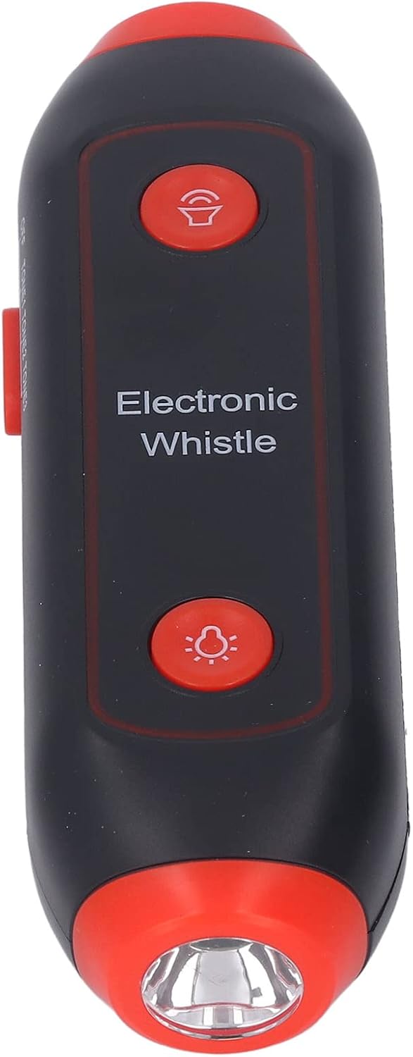 for L E Electronic Whistle 3 Volume Blow with Light for Training Sports Red (Orange) Compatibility with
